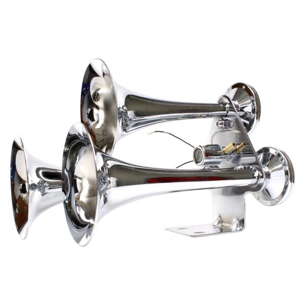 Trigger Horns® - El Jefe 3 Trumpet Stacked Train Horn with Valve