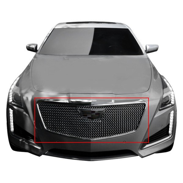 Trim Illusion® - 1-Pc Chrome Mesh Main Grille