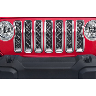 Trim Illusion® - 7-Pc Chrome Mesh Main Grille