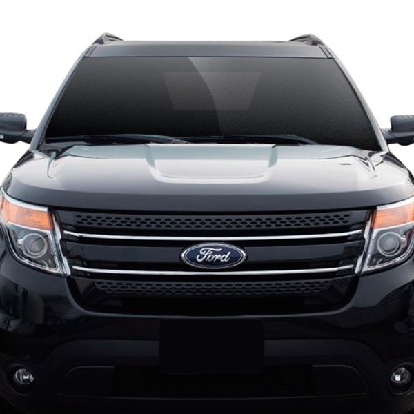 Trim Illusion® - 3-Pc Custom Style Gloss Black Main Grille