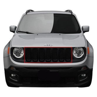 Trim Illusion® - 7-Pc Gloss Black Mesh Main Grille