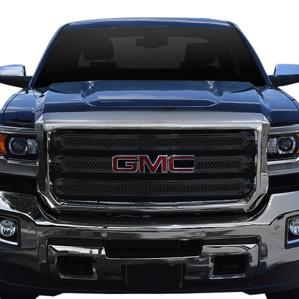 Trim Illusion® - 3-Pc Gloss Black Mesh Main Grille