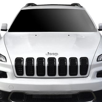 Trim Illusion® - 7-Pc Gloss Black Mesh Main Grille