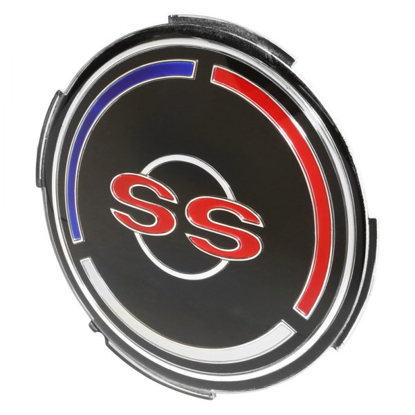 Trim Parts® - Silver Wheel Cover Emblem With SS Logo