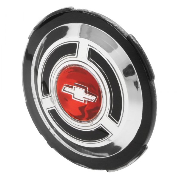 Trim Parts® - Silver Wheel Cover Emblem With Bow Tie Logo