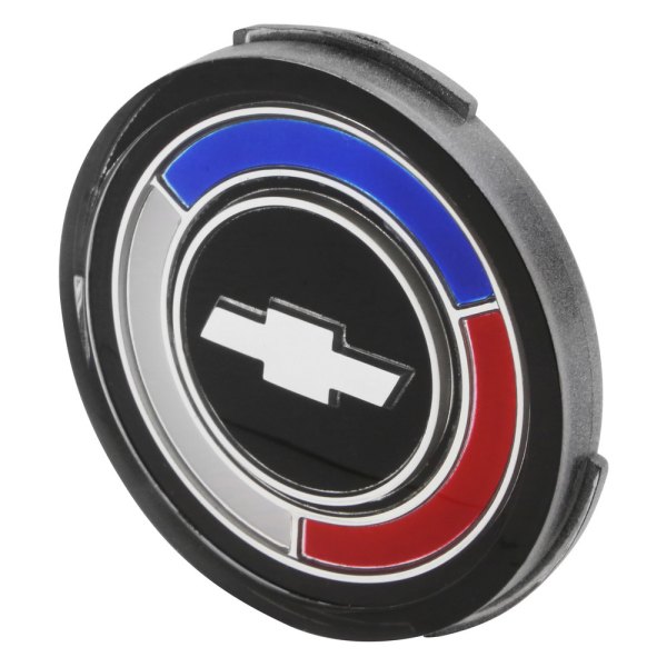 Trim Parts® - Black Wheel Cover Emblem With Bow Tie Logo
