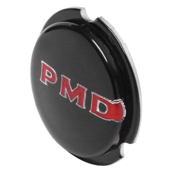 Trim Parts® - Black Wheel Cover Emblem With PMD Logo