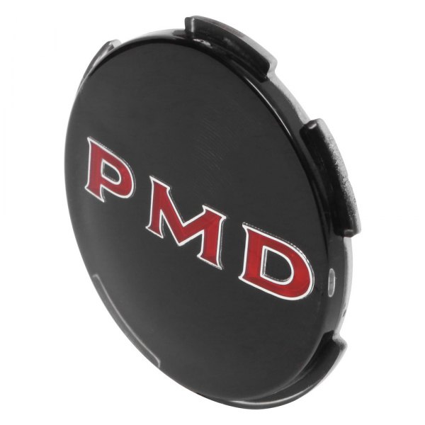 Trim Parts® - Black Wheel Cover Emblem With PMD Logo