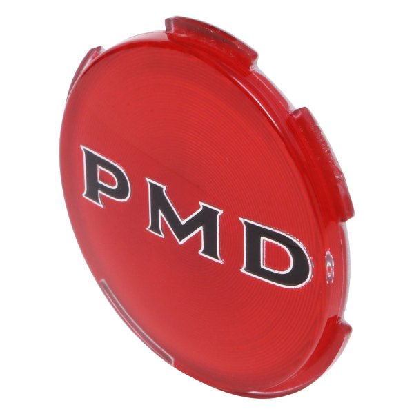 Trim Parts® - Red Wheel Cover Emblem With PMD Logo