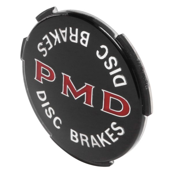 Trim Parts® - Black Wheel Cover Emblem With PMD Disc Brakes Logo