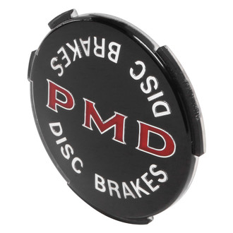 Trim Parts® - Black Wheel Cover Emblem With PMD Disc Brakes Logo