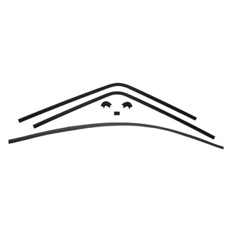 Trim Parts® - Interior Back Glass Trim Set