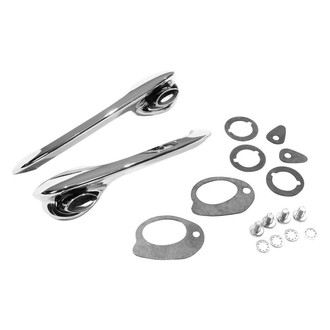 Trim Parts® - Front Driver and Passenger Side Exterior Door Handles Assembly