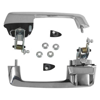 Trim Parts® - Driver and Passenger Side Exterior Door Handles Assembly