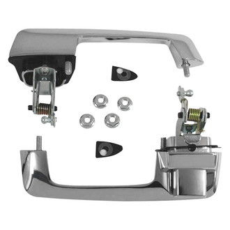 Trim Parts® - Driver and Passenger Side Exterior Door Handles Assembly