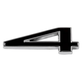 Trim Parts® - Black Generic Number "4"