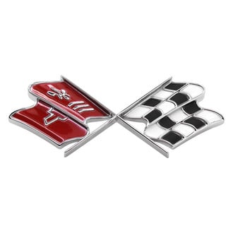 Trim Parts® - "X-Flag" Fuel Door Emblem