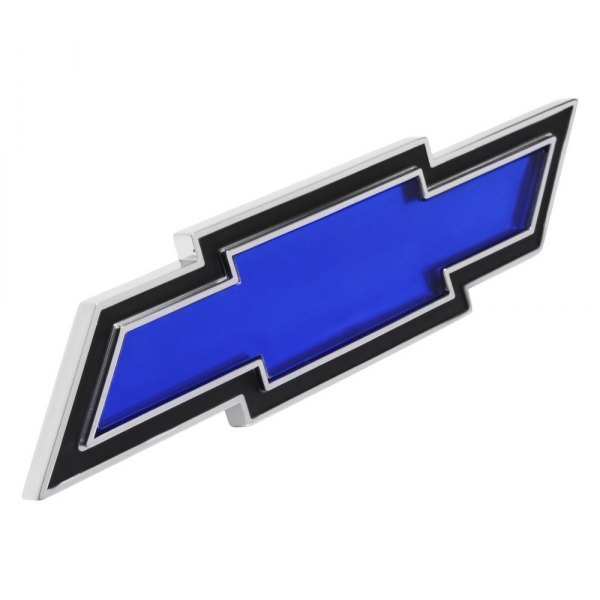 Trim Parts® - "Bowtie" Blue/Black/Chrome Rear Panel Emblem Assembly