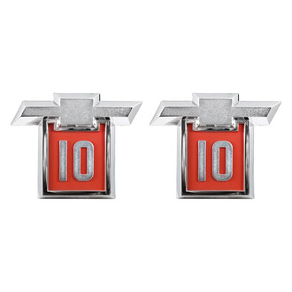 Trim Parts® - "Bowtie 10" Front Fender Emblems
