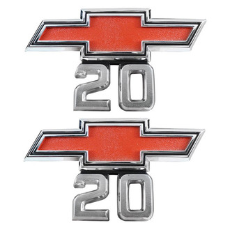 Trim Parts® - "Bowtie 20" Front Fender Emblems
