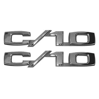 Trim Parts® - "C/10" Front Fender Emblems