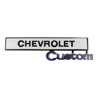 Trim Parts® - "Chevrolet Custom" Glove Box Door Emblem