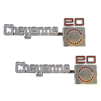 Trim Parts® - "Cheyenne 20" Fender Emblem Set