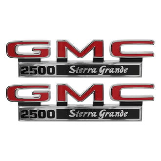 Trim Parts® - "GMC 2500 Sierra Grande" Front Fender Emblems