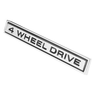 Trim Parts® - "4 Wheel Drive" Front Fender Emblems