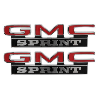 Trim Parts® - "GMC Sprint" Front Fender Emblems