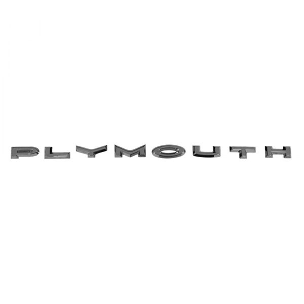 Trim Parts® - "Plymouth" Hood Lettering