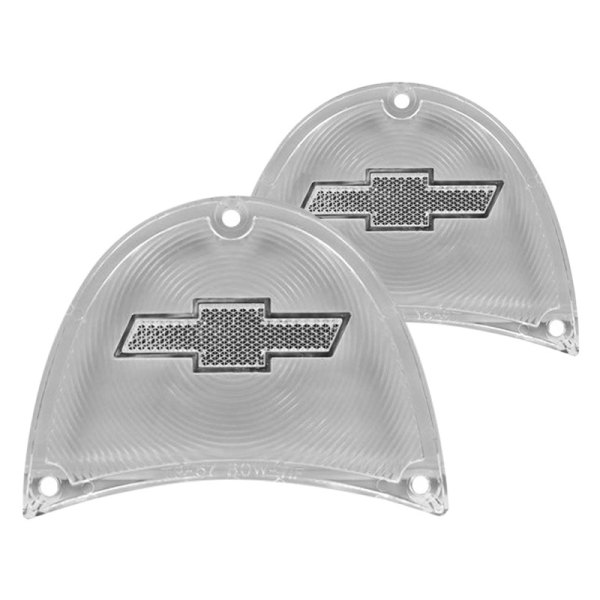 Trim Parts® - Driver and Passenger Side Replacement Tail Light Lenses, Chevy Bel Air