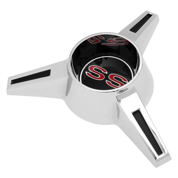 Trim Parts® - Silver Wheel Spinners With SS Logo