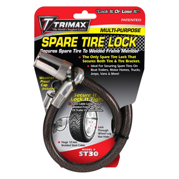 Trimax® - Trimaflex™ Spare Tire Cable Lock