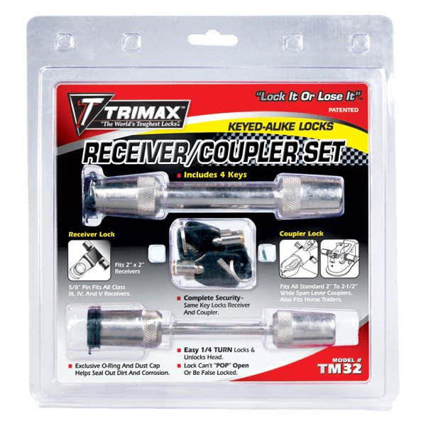 Trimax® - Receiver Lock and Coupler Lock Set