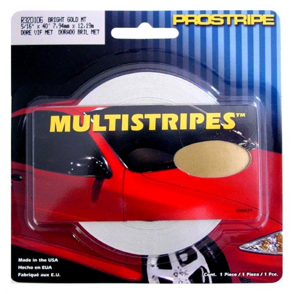 Trimbrite® - Prostripe™ 40' x 5/16" Bright Gold Metallic Multistriping Tape