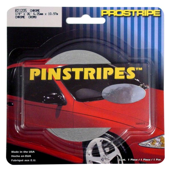 Trimbrite® - Prostripe™ 40' x 1/4" Pro Chrome Solid Striping Tape