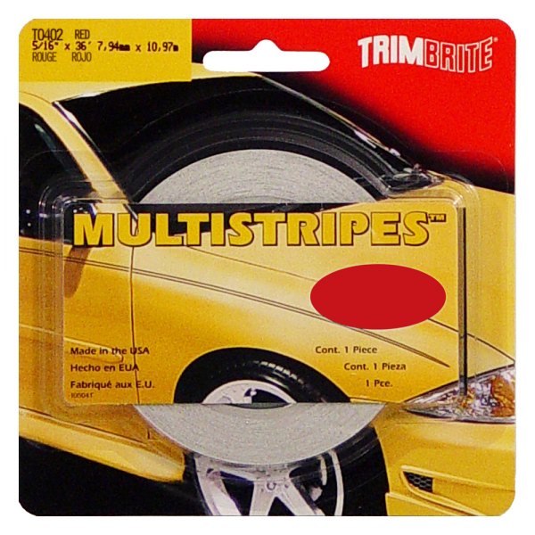 Trimbrite® - Prostripe™ 36' x 5/16" Red Multistriping Tape