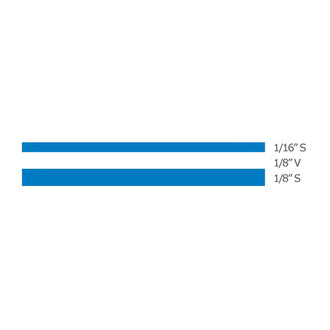 Trimbrite® - Prostripe™ 36' x 5/16" Blue Multistriping Tape