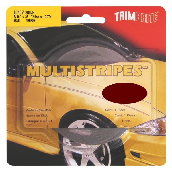 Trimbrite® - Prostripe™ 36' x 5/16" Brown Multistriping Tape