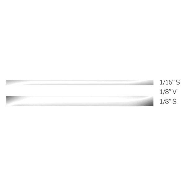 Trimbrite® - Prostripe™ 36' x 5/16" Silver Chrome Multistriping Tape