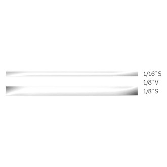 Trimbrite® - Prostripe™ 36' x 5/16" Silver Chrome Multistriping Tape