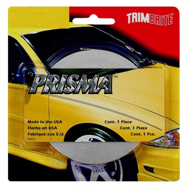 Trimbrite® - 1/4" x 25' Chrome Prisma Pinstripe Tape