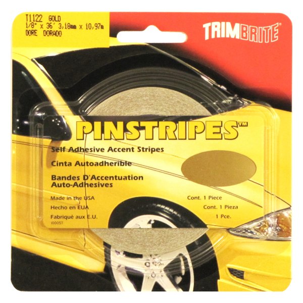 Trimbrite® - Prostripe™ 36' x 1/8" Gold Solid Striping Tape