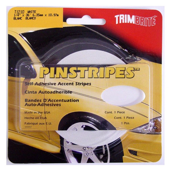 Trimbrite® - Prostripe™ 36' x 1/4" White Solid Striping Tape
