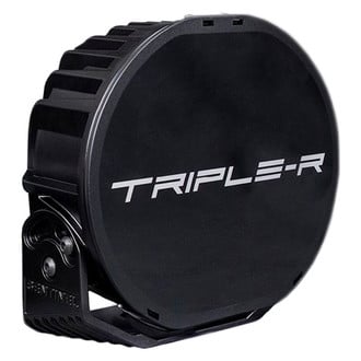 Triple-R® - 9" Sentinel Series Round Black Polycarbonate Light Lens for Sentinel LED Light