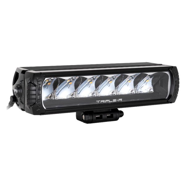 Triple-R® - LR-850 12.7" 66W Single Row Spot Beam LED Light Bar With Amber/White Backlight