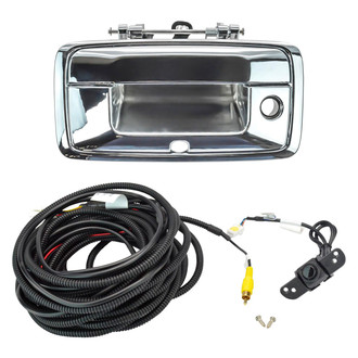 TRQ® - Chrome Park Assist Camera with Tailgate Handle