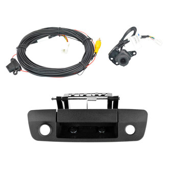 TRQ® - Black Textured Park Assist Camera with Tailgate Handle