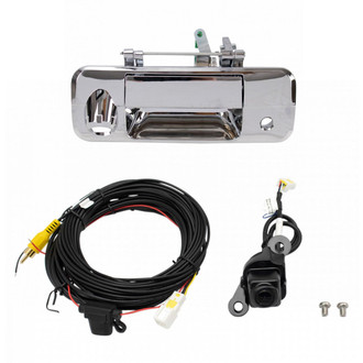 TRQ® - Chrome Park Assist Camera with Tailgate Handle
